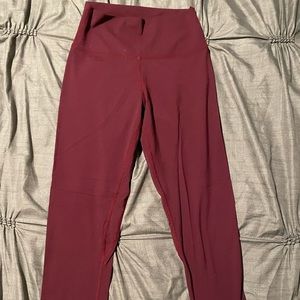 NVGTN Burgundy signature leggings